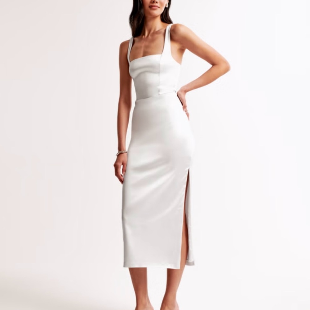 NWT Abercrombie Satin Sculpt Dress